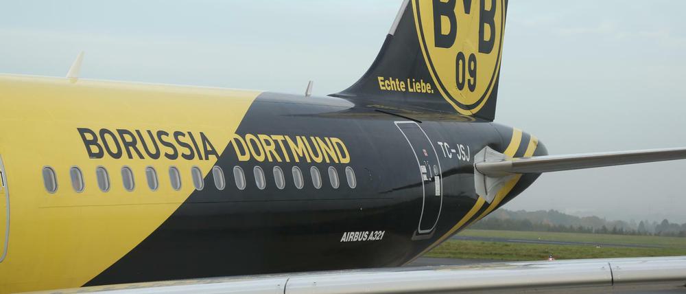 Eine Maschine mit dem Tross des BVB musste am Donnerstag durchstarten. (Archivbild)