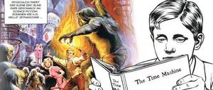 Strenger Strich. Eine Seite aus „George Orwell - Die Comic-Biografie“.