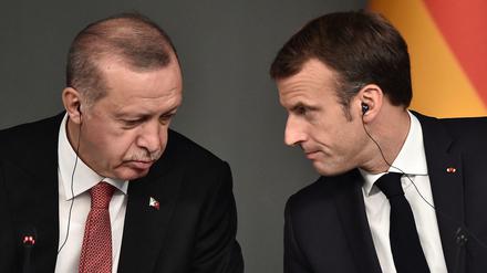 Keine besten Freunde. Frankreichs Staatschef Emmanuel Macron platzte schon vor dem Nato-Treffen der Kragen.