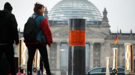 Das Denkmal für NS-Opfer des Zentrums für politische Schönheit. 