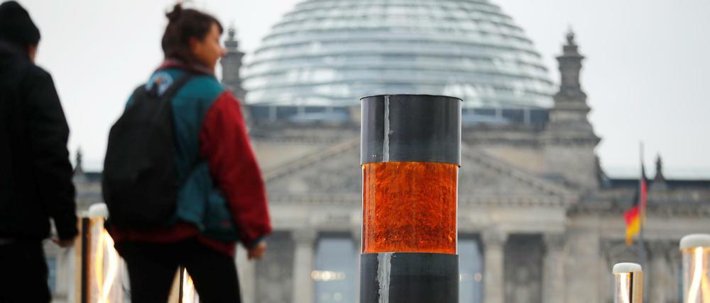 Das Denkmal für NS-Opfer des Zentrums für politische Schönheit. 