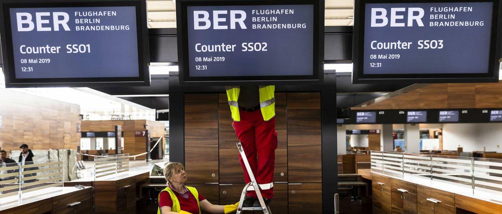 Ende in Sicht: Am 31. Oktober 2020 soll der Flughafen nun wirklich eröffnet werden. Noch ist er eine Baustelle.