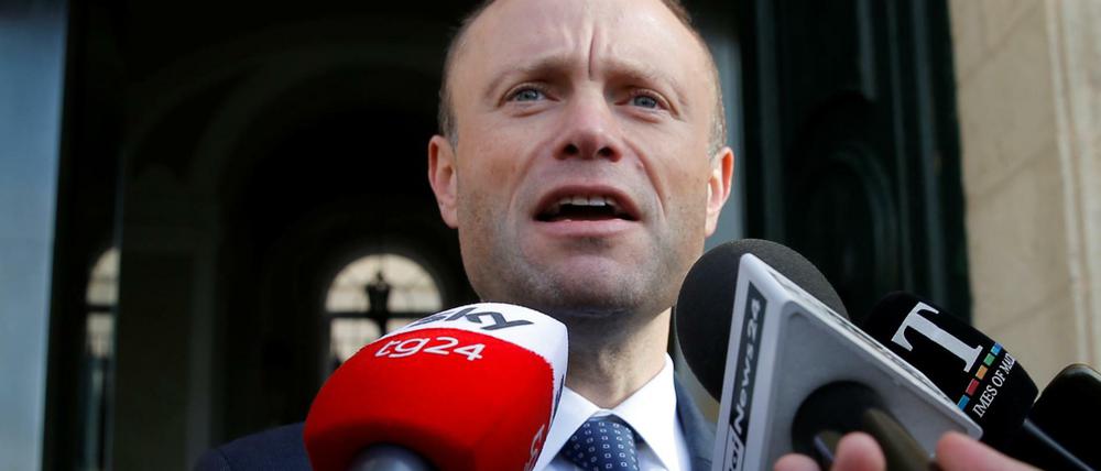 Unter Druck. Der maltesische Regierungschef Joseph Muscat.