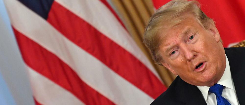Gab sich in London bisher konzilliant: US-Präsident Donald Trump.