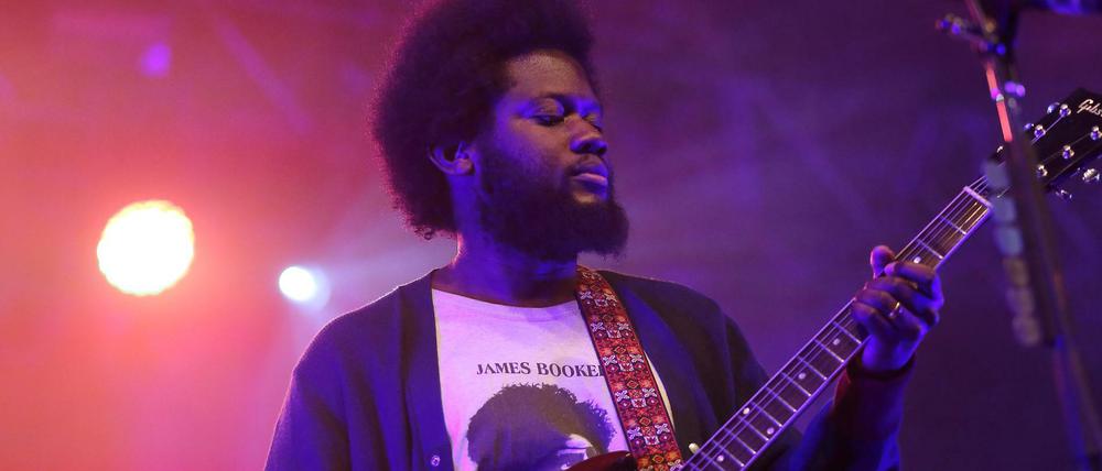 Michael Kiwanuka bei seinem Konzert in Berlin.