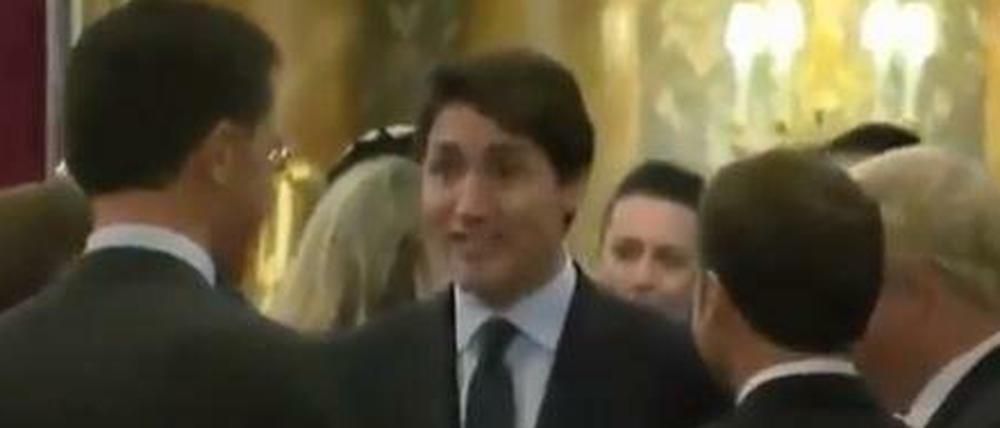 Ein bisschen lästern unter Freunden? Trudeau in dem viel diskutierten Video.