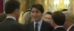 Ein bisschen lästern unter Freunden? Trudeau in dem viel diskutierten Video.