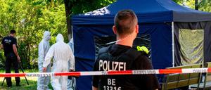 Mord im Kleinen Tiergarten: Ermittler am Tatort 