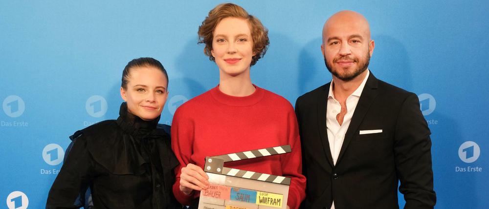 Das neue Ermittlerteam für den "Tatort" aus Bremen: Jasna Fritzi Bauer, Luise Wolfram und Dar Salim.