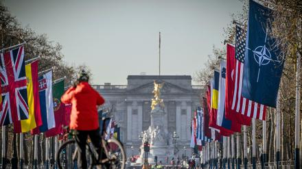 London vor dem Nato-Gipfel.