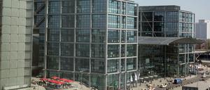 Der Berliner Hauptbahnhof.