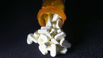 Pillen mit dem Schmerzmittel Oxycodon.