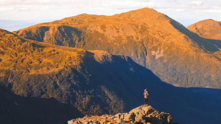 Presidential Traverse. Besonders im Herbst eine schöne, aber gefährliche Route in Neuengland.