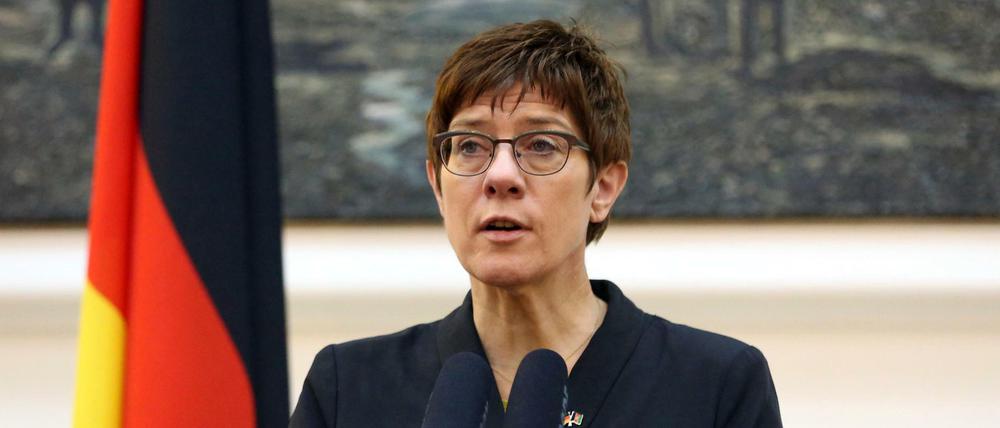In der Vorhand: Annegret Kramp-Karrenbauer, CDU-Chefin.
