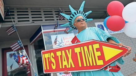 In den USA wird über die Besteuerung von Gutverdienern erbittert gestritten. 