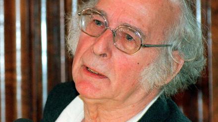 Bissig. Der Essayist und Literaturkritiker Walter Boehlich, hier 1996.