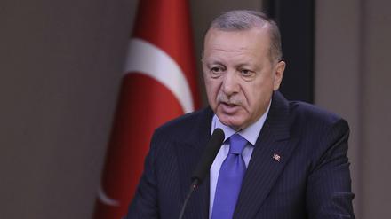 Der Kritisierte übt Kritik. Recep Tayyip Erdogan, Staatspräsident der Türkei, hier im November.