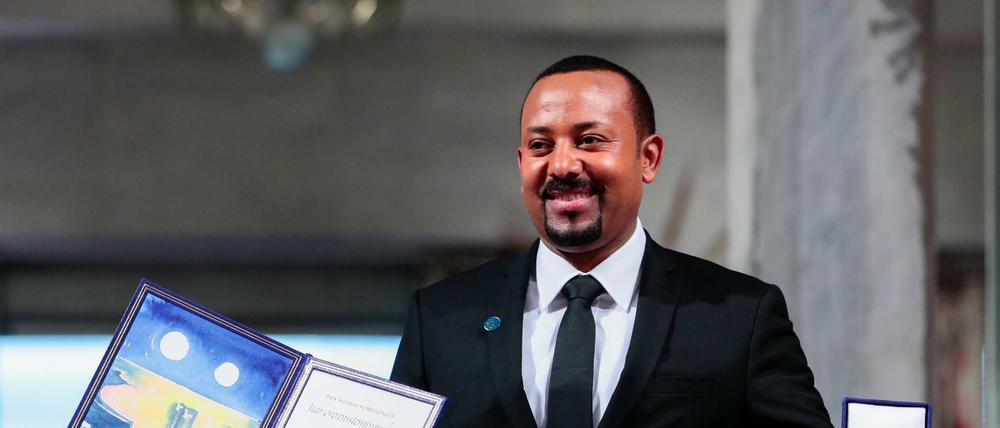 Abiy Ahmed, Ministerpräsident von Äthiopien, hat am Dienstag den Friedensnobelpreis erhalten.