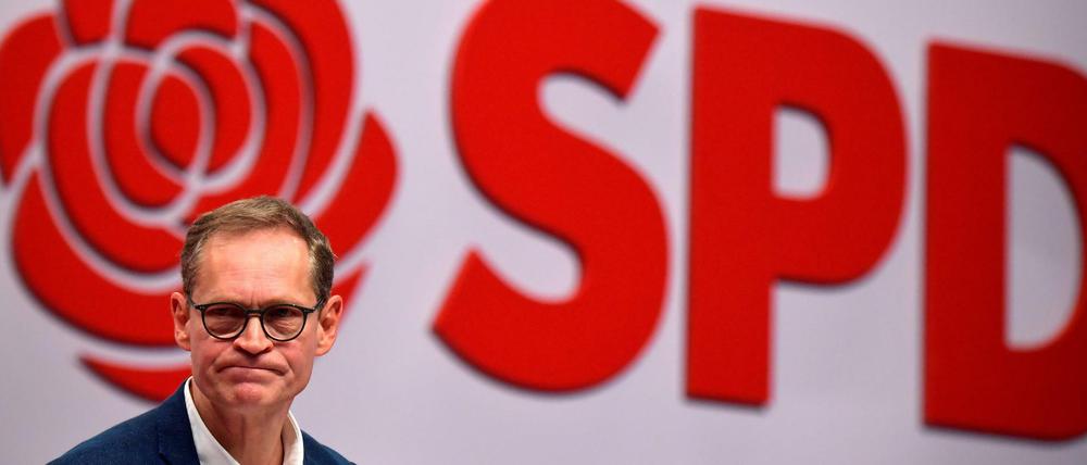Nur 168 von knapp 600 Delegierten haben für Michael Müller gestimmt.