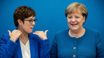 Gut lachen. Die Union sieht sich in der komfortablen Lage als derzeit stabiler Teil der Regierung.