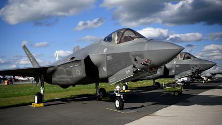 Ein Lockheed Martin F-35-Tarnkappenjet aus den USA
