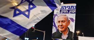 Unterstützer von Israels Premier Netanyahu