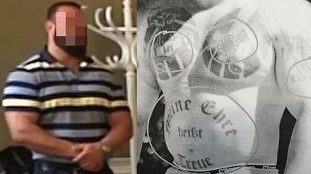 Was Clemens K. an rechten Tattoos unterm T-Shirt trug und auch zeigte.