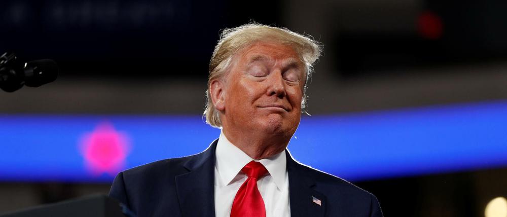 Donald Trump nennt das Verfahren gegen ihn "politisch motiviert" und spricht von einer "Hexenjagd".