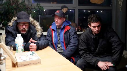 Obdachlose in Lichtenberg, hier vor zwei Jahren auf einem mittlerweile geräumten Schiff. 