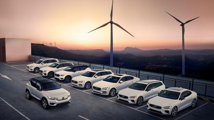 Volvos Elektroflotte soll kräftig wachsen: 2025 soll jeder zweite verkaufte Volvo vollelektrisch sein. 