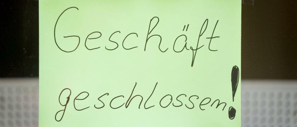 Leider pleite. In Berlin ist die Quote der Firmen, die Insolvenz anmelden müssen, am höchsten.