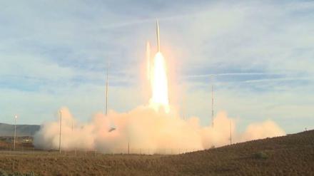 Raketentest der USA: Abschuss von der Basis Vandenberg in Kalifornien 