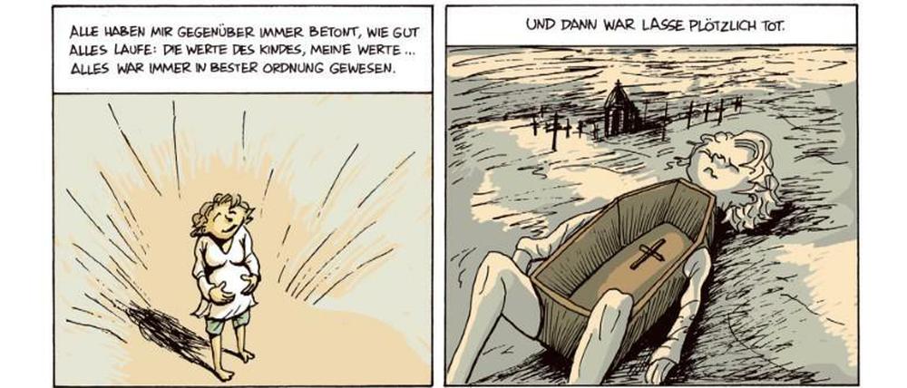 Eine Seite aus „Das Licht, das Schatten leert“.