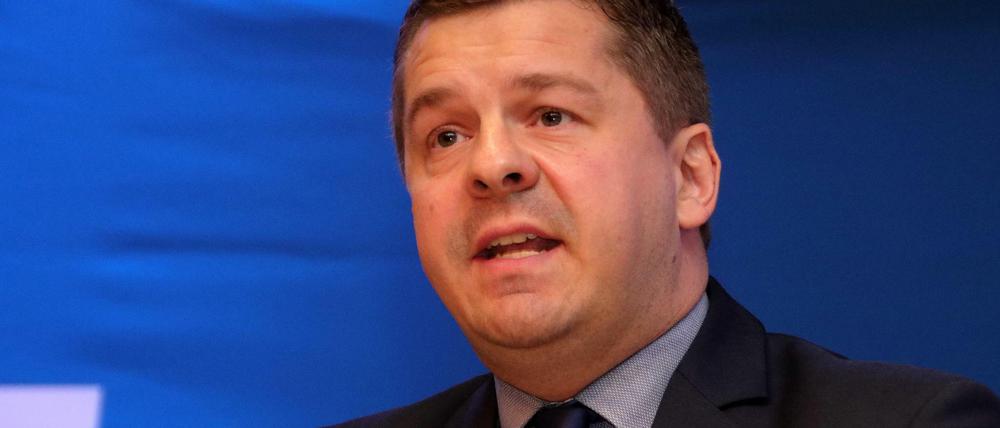 Sven Schulze, Generalsekretär der CDU Sachsen-Anhalt verteidigt die Entscheidung des CDU-Kreisverbands Anhalt-Bitterfeld, am Kreispolitiker Möritz festzuhalten. 
