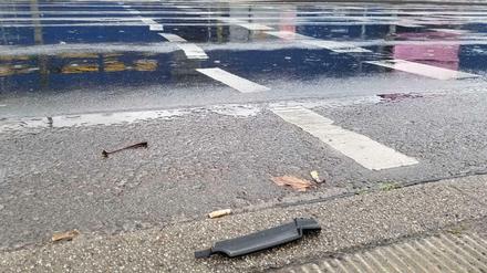 Am Morgen danach ist an der Unfallstelle kaum noch etwas zu sehen. 