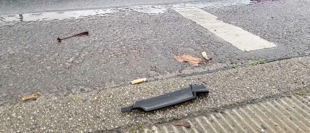 Am Morgen danach ist an der Unfallstelle kaum noch etwas zu sehen. 