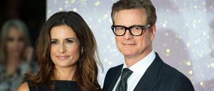Der britische Schauspieler Colin Firth und seine Frau Livia.
