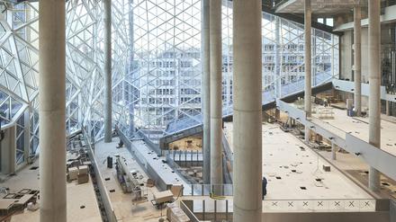 Blick in den Axel-Springer-Neubau.
