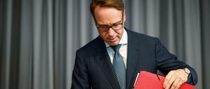 Jens Weidmann, Präsident der Bundesbank, kurz vor einer Rede im August 2018.