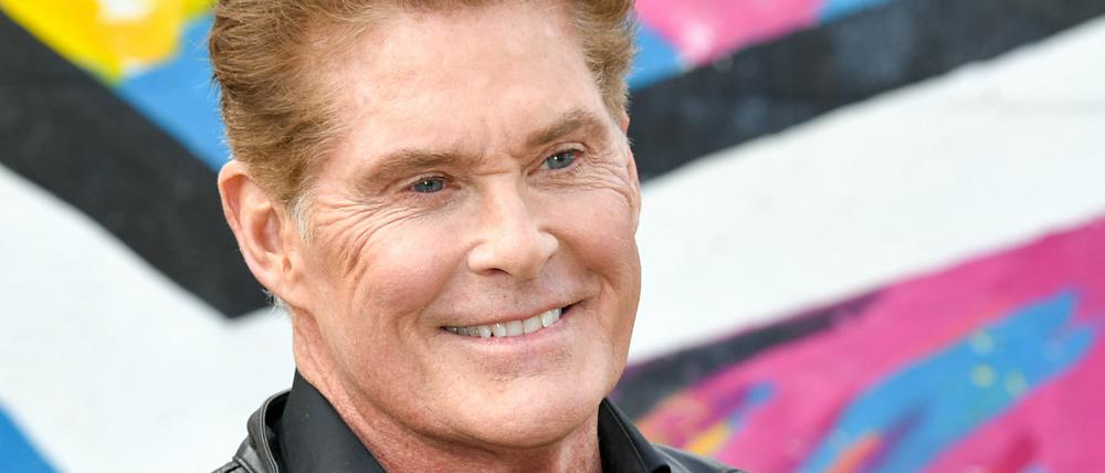 Der US-Popsänger und Schauspieler David Hasselhoff.