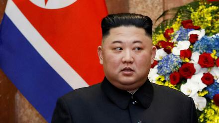 Der Nordkoreanische Machthaber Kim Jong Un im Präsidentenpalast in Hanoi in Vietnam am 1. März 2019.
