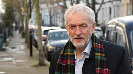 Labour-Chef Jeremy Corbyn am Wochenende in London.