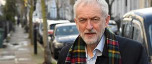 Labour-Chef Jeremy Corbyn am Wochenende in London.