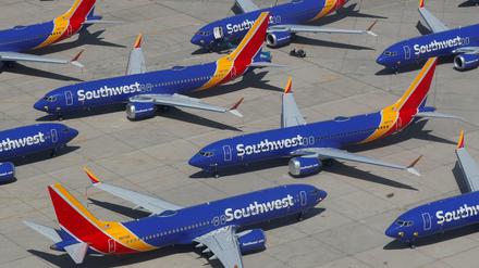 Flugzeuge vom Typ 737 Max der Airline Southwest 