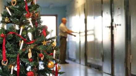 Weihnachtsbäume wurden in den Berliner Gefängnissen bereits aufgestellt, geplant ist auch ein Menü für vegetarisch lebende Insassen.