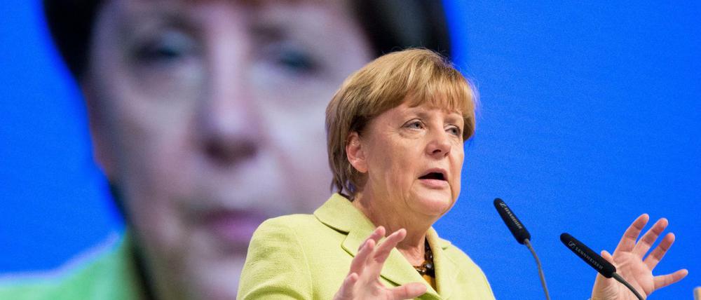 Bundeskanzlerin Angela Merkel (CDU) 