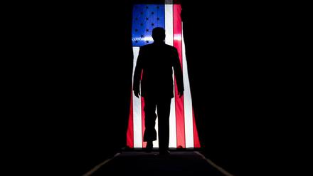 US-Präsident Donald Trump vor einem Wahlkampfauftritt 