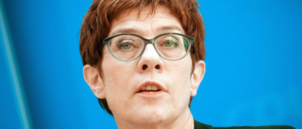 CDU-Chefin Annegret Kramp-Karrenbauer
