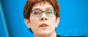 CDU-Chefin Annegret Kramp-Karrenbauer