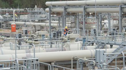 Durch die Übernahmestation der Ferngasleitung Eugal soll zum Jahresende das erste russische Erdgas aus der Ostsee-Pipeline Nord Stream 2 ins europäische Gasnetz gespeist werden.